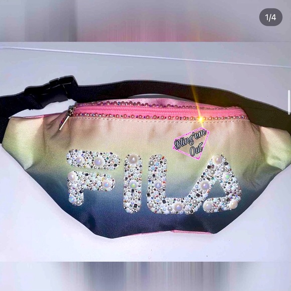 CUSTOM FILA FANNY PACK - Picture 1 of 4